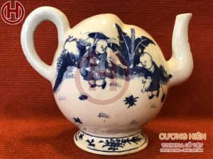 Ấm trà mẫu tử du xuân