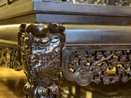 Giường long sàn phượng hoàng