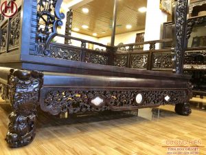 Giường long sàn phượng hoàng