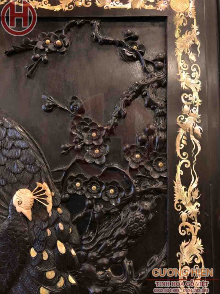 Tranh phụng hoàng mai treo