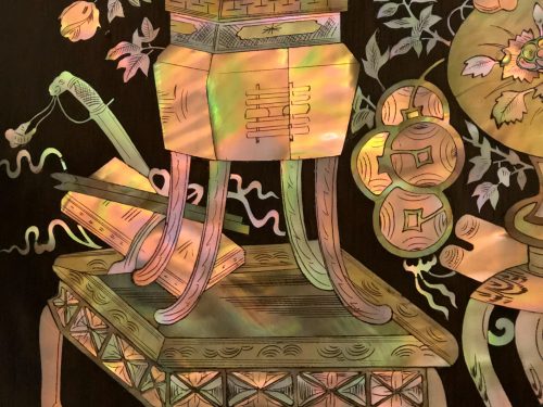 Tủ Chè Cẩn Ốc Đông Bích Tứ Bình