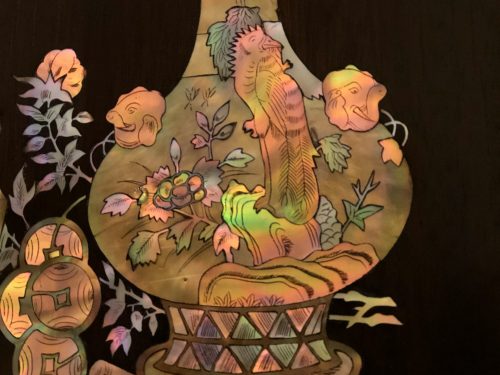 Tủ Chè Cẩn Ốc Đông Bích Tứ Bình