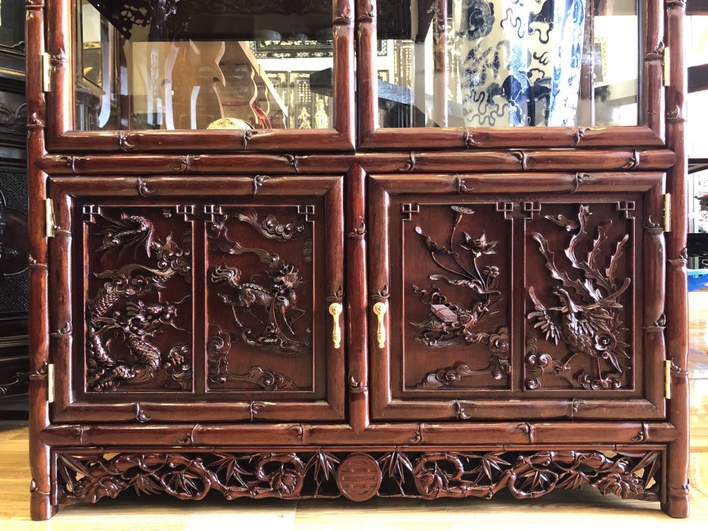 Đôi cách đục chạm Tứ Linh