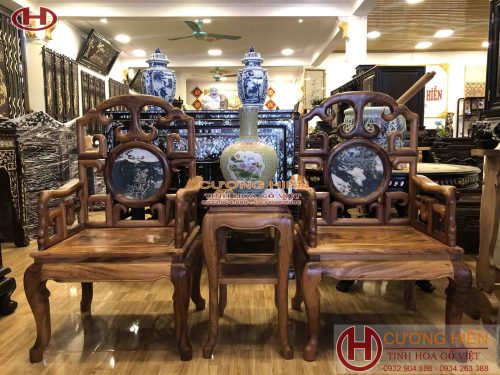 Bộ Móc Mỏ Gỗ Gụ Ta Siêu Vân