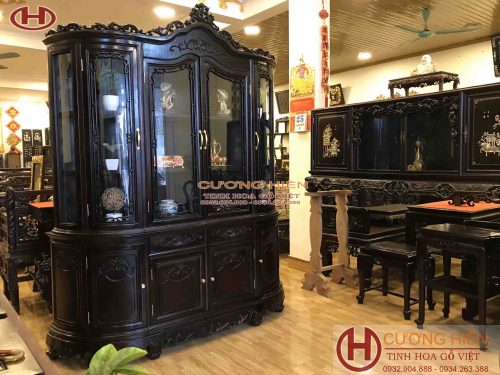 Tủ Bày Đồ Bán Nguyệt Số 01