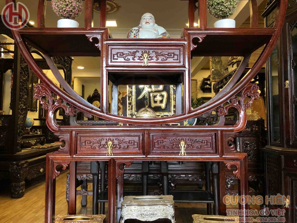Tủ Bày Đồ Dáng Bình Phong
