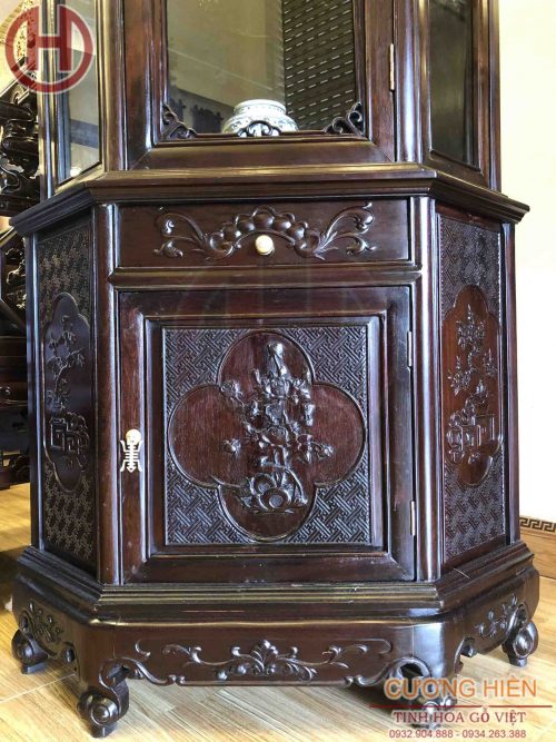 Tủ Bày Đồ Góc 90 độ