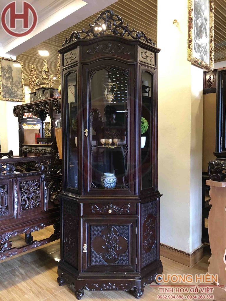 Tủ Bày Đồ Góc 90 độ