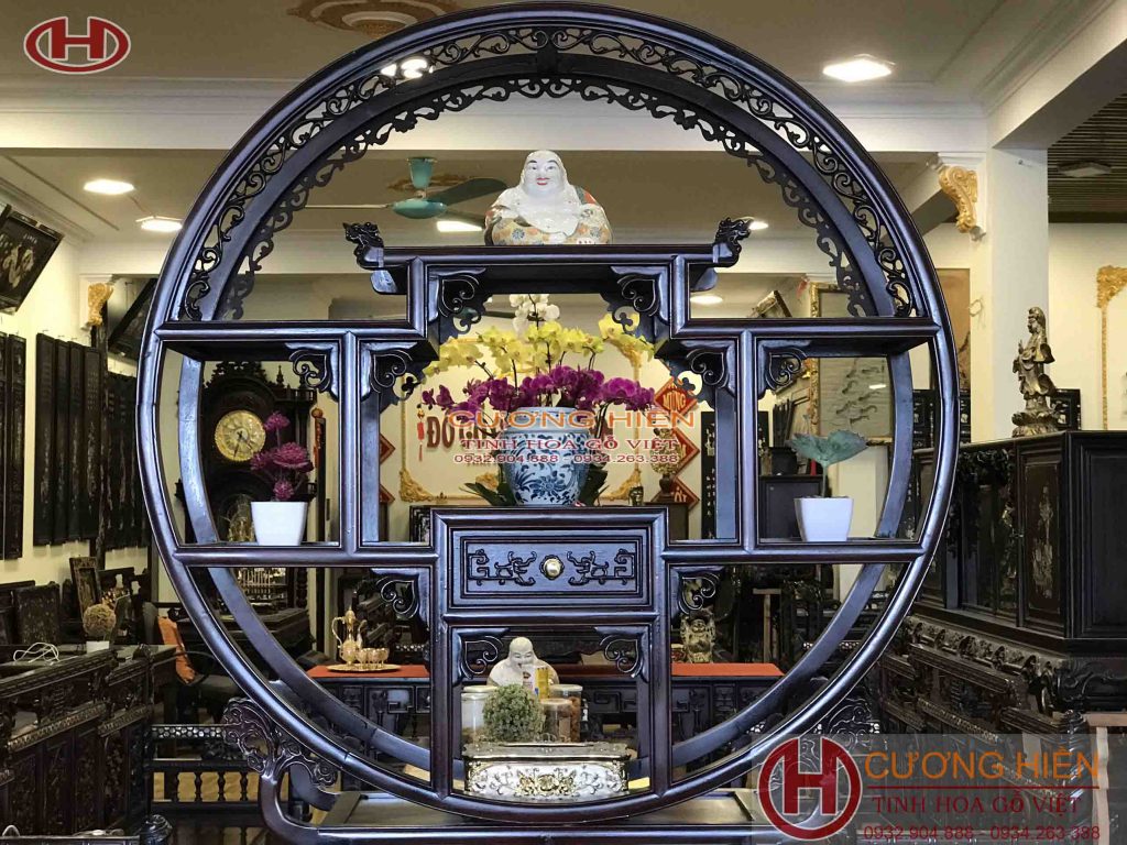 Tủ Bày Đồ Dáng Bình Phong ms 02