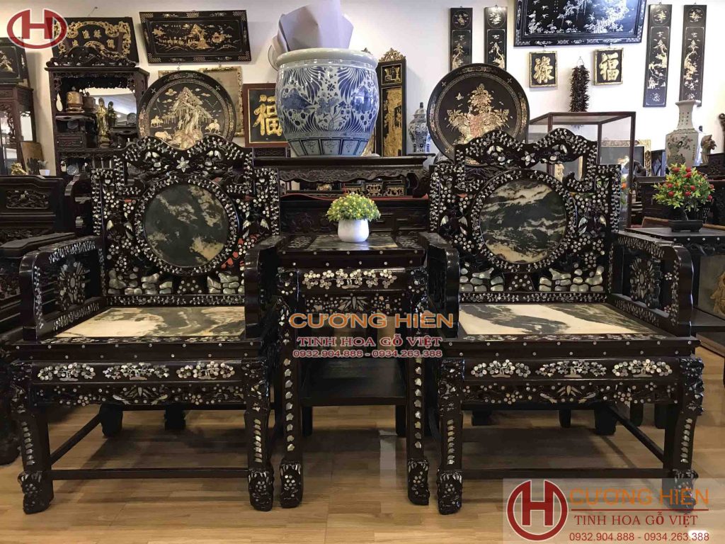 vách cẩn ốc sang trọng