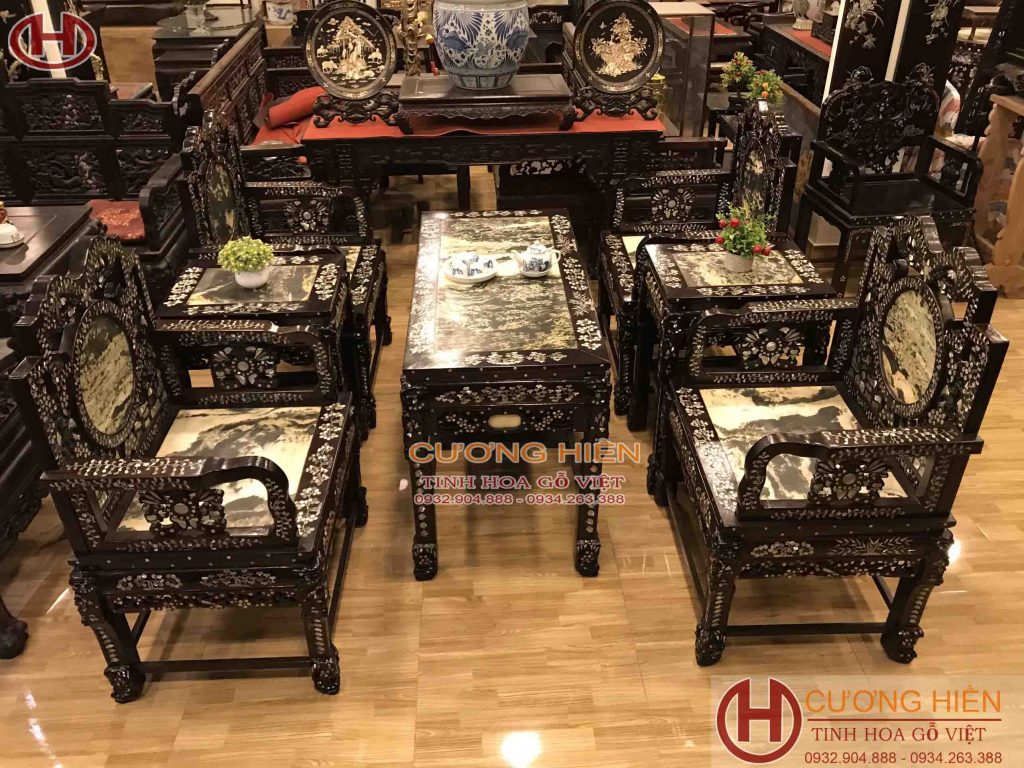 vách cẩn ốc sang trọng