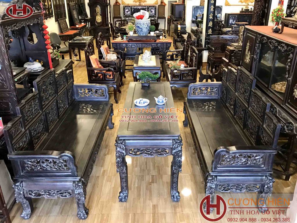 trường kỷ chạm cảnh đẹp
