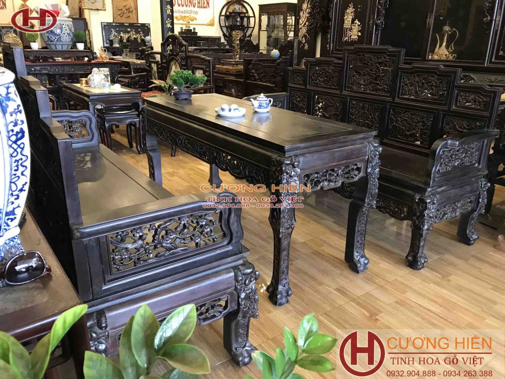 trường kỷ chạm cảnh đẹp