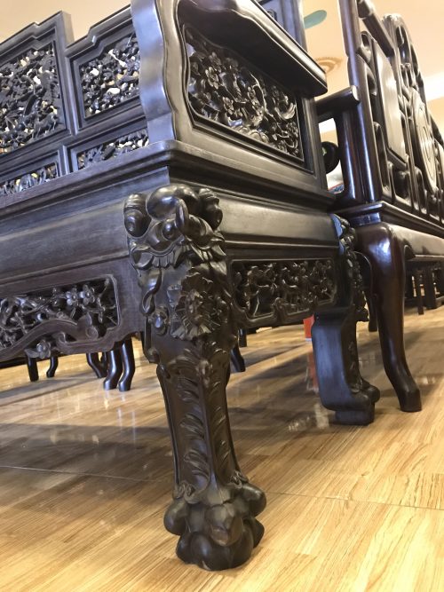 trường kỷ chạm cảnh đẹp