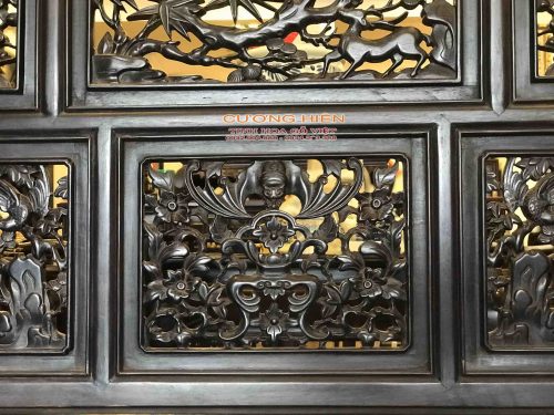 trường kỷ chạm cảnh đẹp