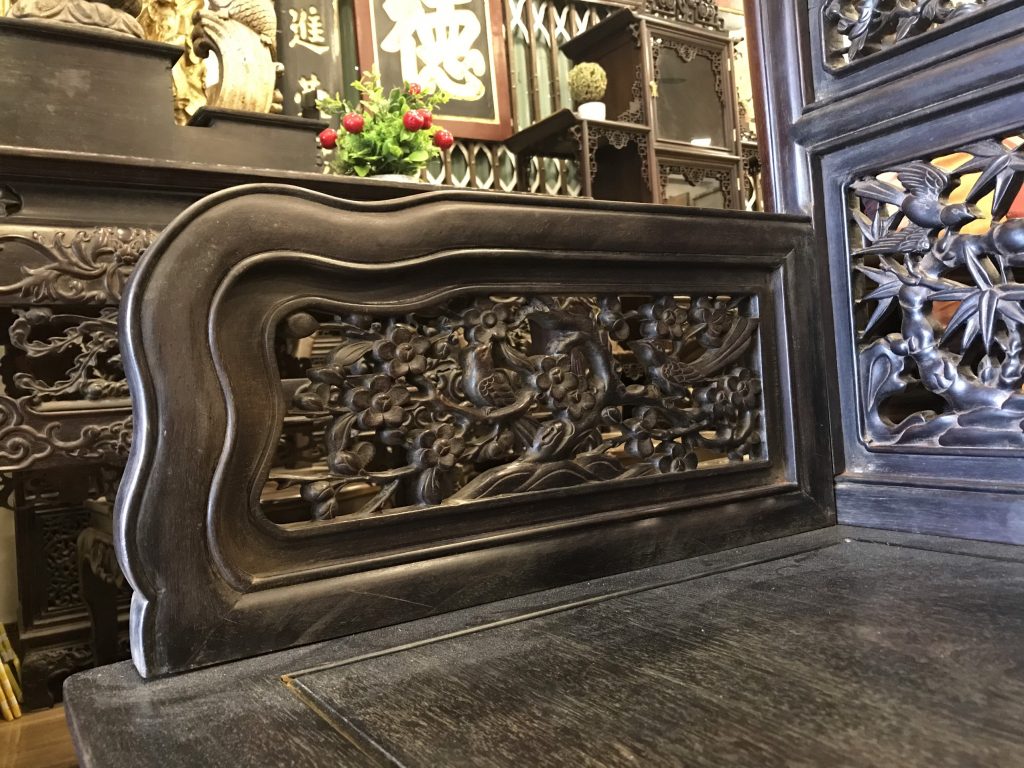 trường kỷ chạm cảnh đẹp