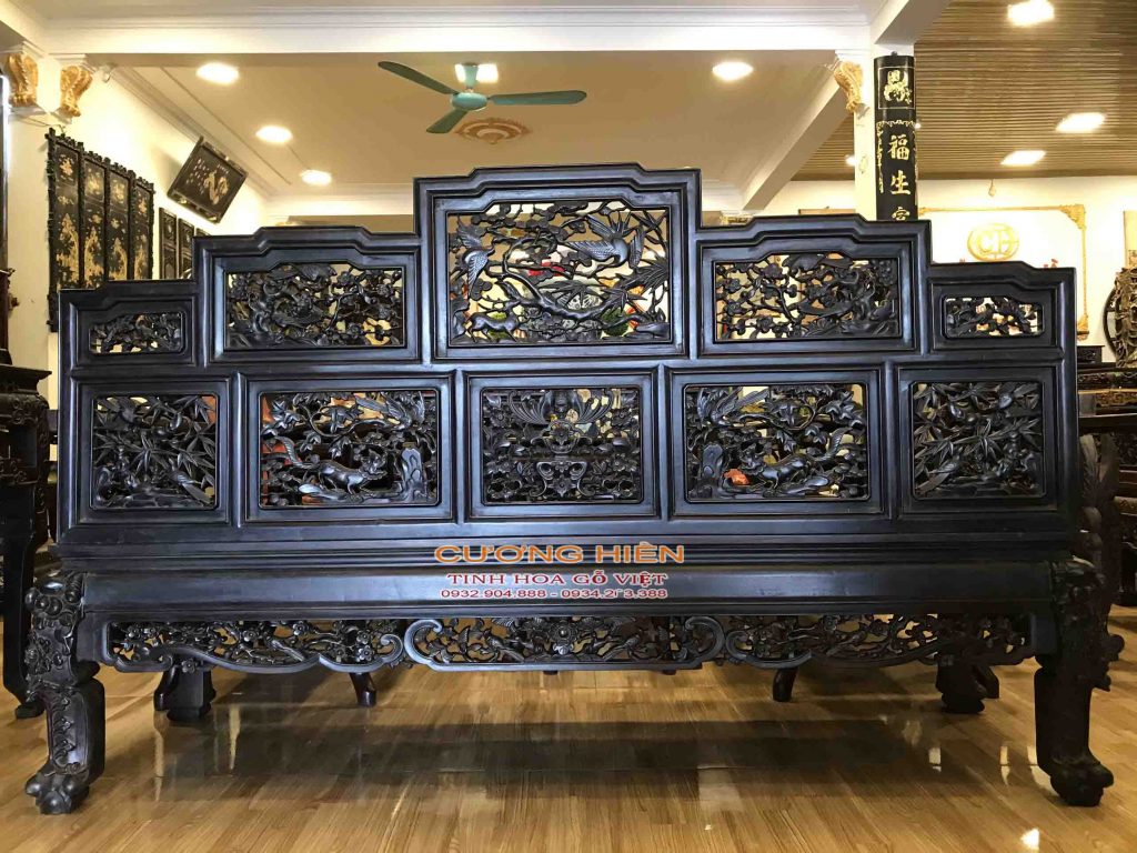 trường kỷ chạm cảnh đẹp