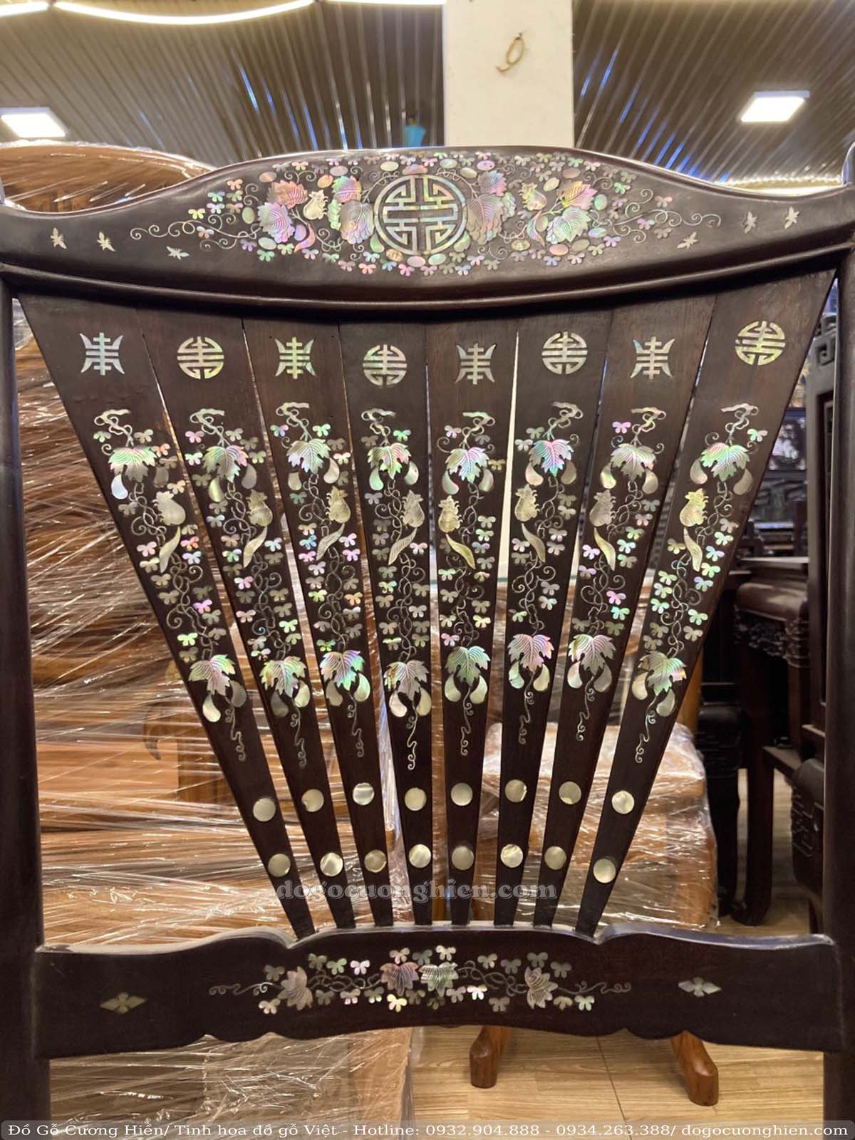 GHẾ RẺ QUẠT MIỀN TÂY BÀN MẶT LIỀN KHỐI (204004)