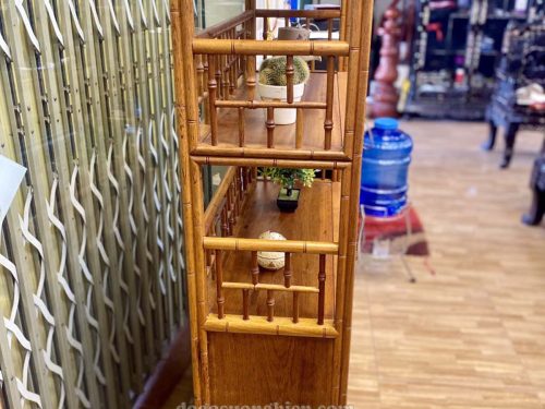 Tủ Bày Đồ Trơn Gỗ Gụ Tự Nhiên / mã số 204008